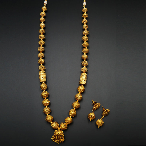 Jatoo- Gold Mala Necklace - Gold