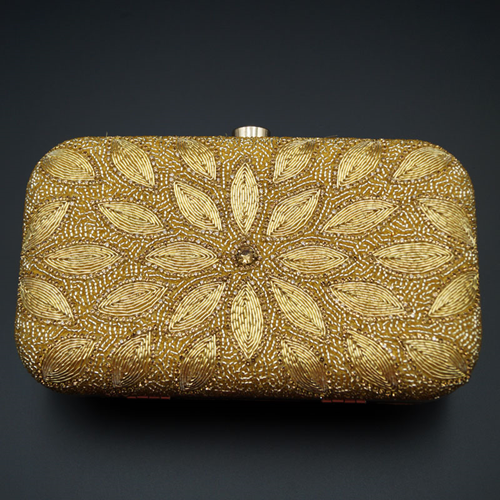  Hirva -Gold Clutch Bag