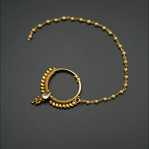Peru - Gold Nath With Chain- Gold