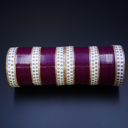 Traditional Bridal Choora - Purple