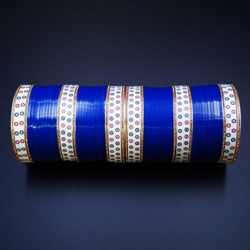 Traditional Bridal Choora - Royal Blue