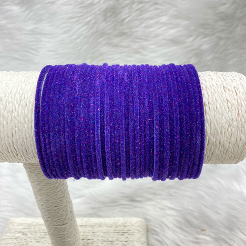 Purple Velvet Bangles