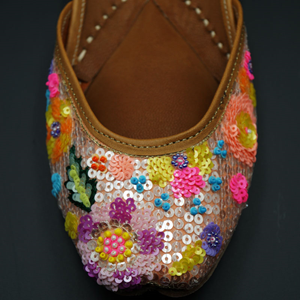 Ria MultiColour Leather Jutti