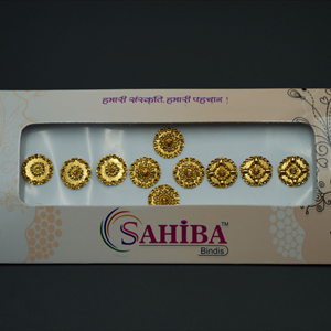 Sahiba - Large Gold Pack Diamante Bindi