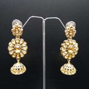 Aaral- Gold Diamante Rani Haar Set - Antique Gold