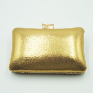 Jani White Diamante Clutch Bag - Gold