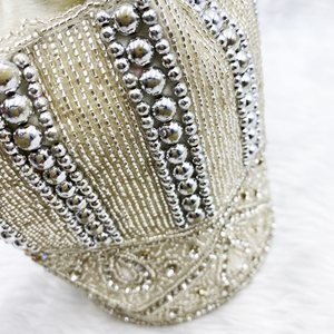 Kuja Silver Potli Bag - Silver