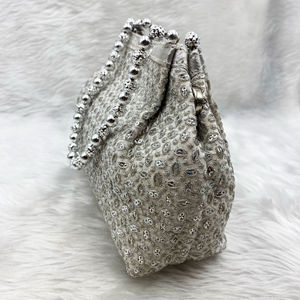 Saku- Gold Potli Bag - Gold