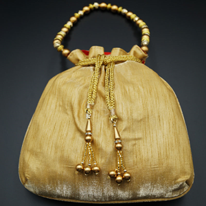 Duaa Red /Gold Potli Bag
