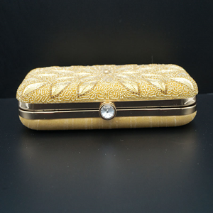  Hirva -Gold Clutch Bag