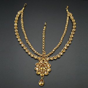 Amruti  Gold Diamante Mathaa Pathi - Gold