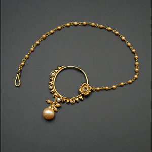 Chitt- Gold Nath With Chain- Gold