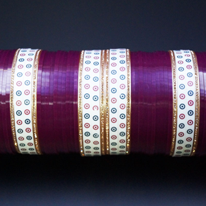 Traditional Bridal Choora - Purple