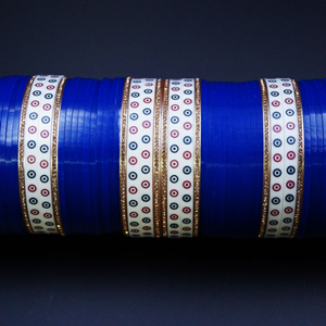 Traditional Bridal Choora - Royal Blue