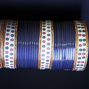 Traditional Bridal Choora - Grey