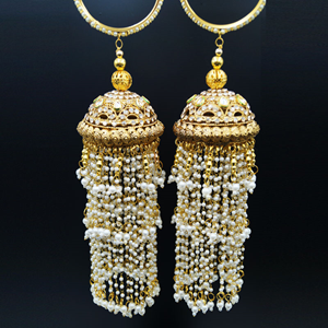 Aanya Gold Diamante Stone Bangle Kaleeray - Antique Gold