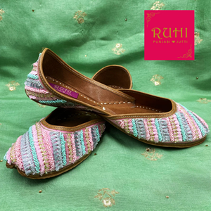 Idai Pastel Multicolour Leather Jutti