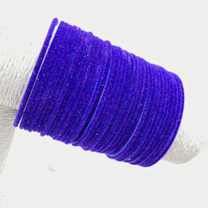 Purple Velvet Bangles