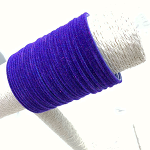 Purple Velvet Bangles