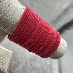 Coral Velvet Bangles